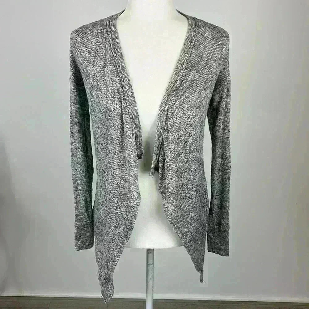 American Eagle Grey Open Front Cardigan Size XS